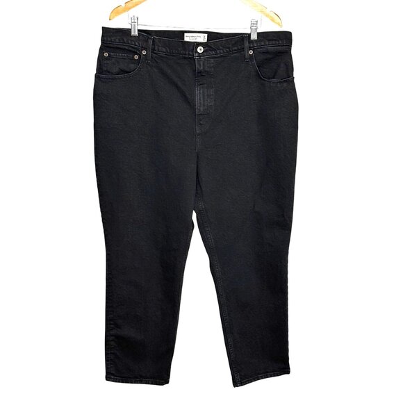 Abercrombie & Fitch Denim - Abercrombie & Fitch Ultra High Rise The 90s Straight Plus Size 34/18S Curvy Love